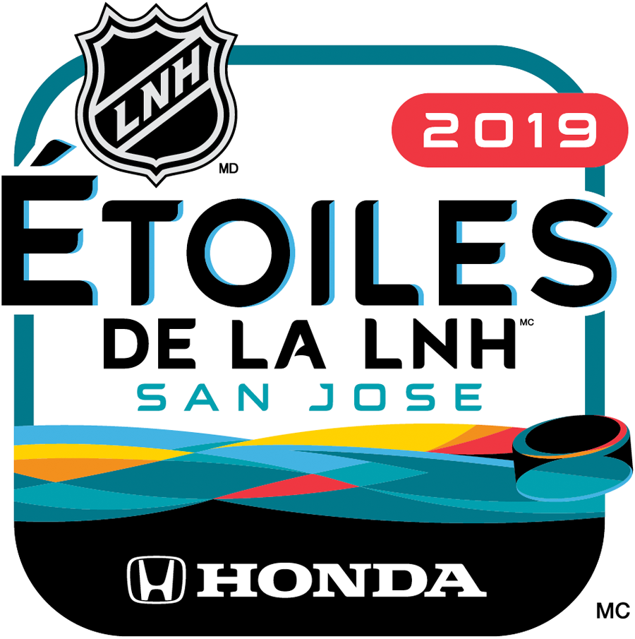 NHL All-Star Game 2019 Alt. Language Logo iron on transfers for T-shirts